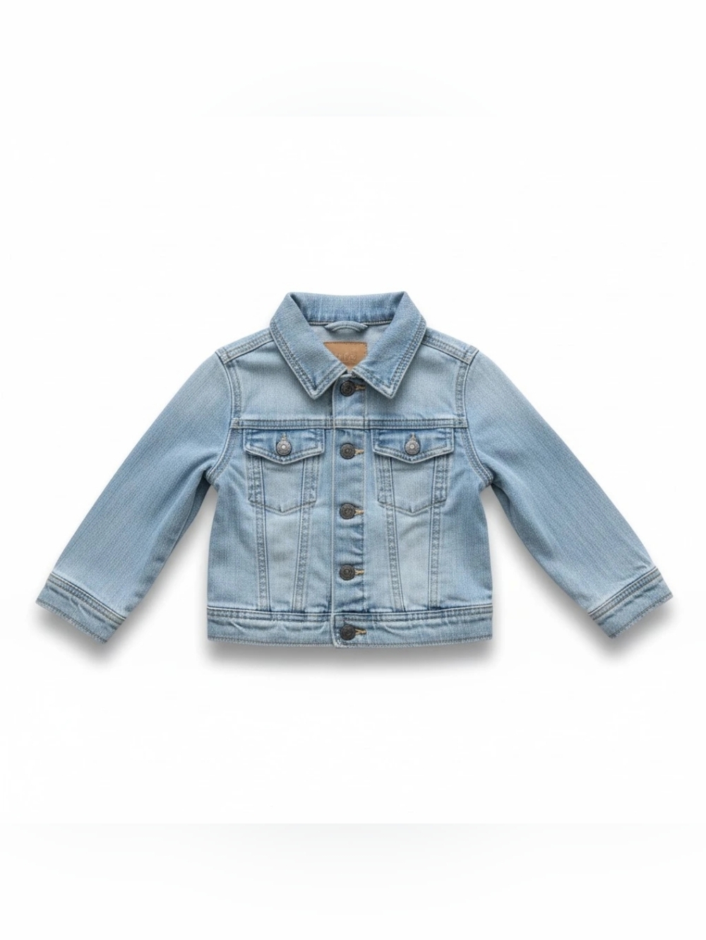 Toddler The Children's Place Light Blue Denim Button Up Cotton Jacket